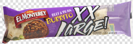 El Monterey Burrito Xxl Beef Bean  HD Png DownloadTransparent PNG