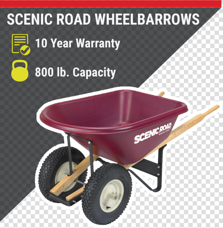 Scenic Road Wheelbarrows  HD Png DownloadTransparent PNG