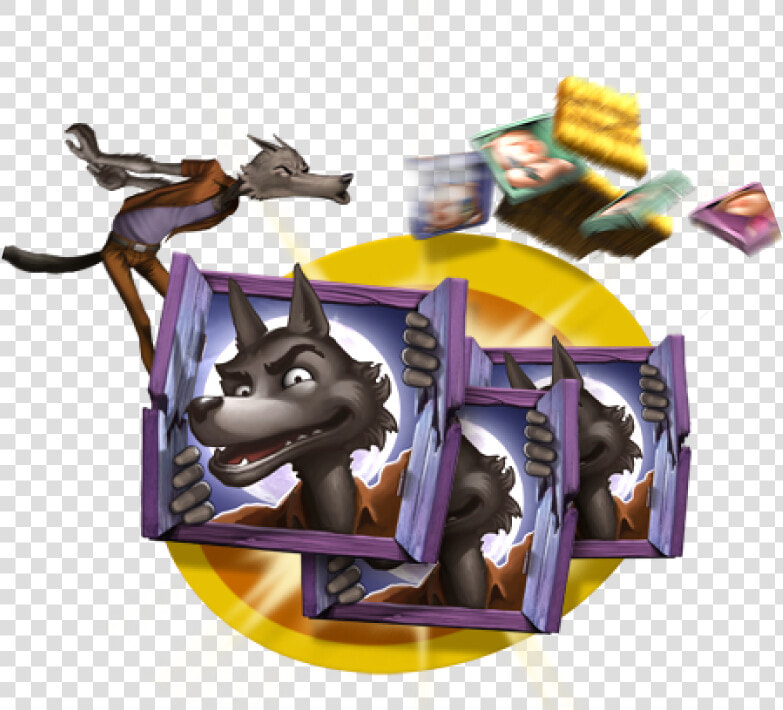 Big Bad Wolf Slot Png   Big Bad Wolf  Transparent PngTransparent PNG