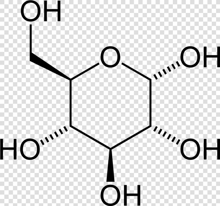 Alpha D Glucose 2d Skeletal Hexagon   D Glucono Δ Lactone  HD Png DownloadTransparent PNG