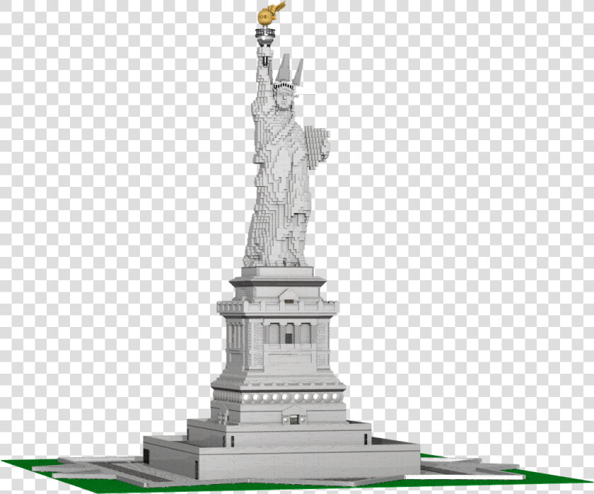 Custom Lego Building Statue Of Liberty Statue   Lego Statue Of Liberty Png  Transparent PngTransparent PNG