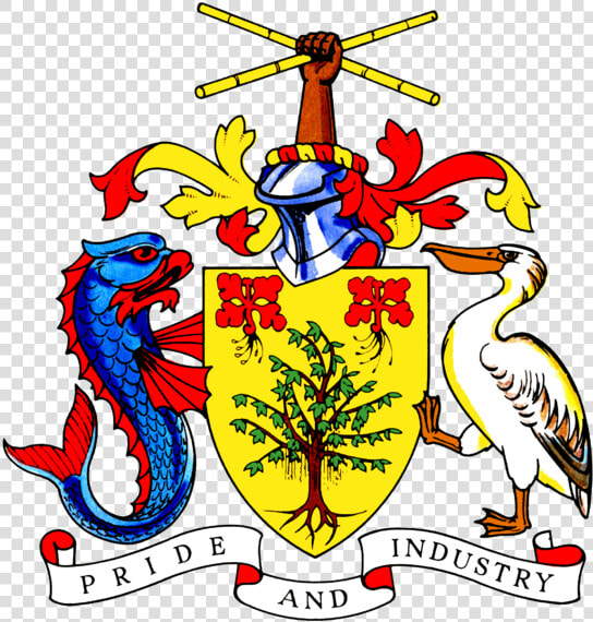 Barbados National Coat Of Arms  HD Png DownloadTransparent PNG