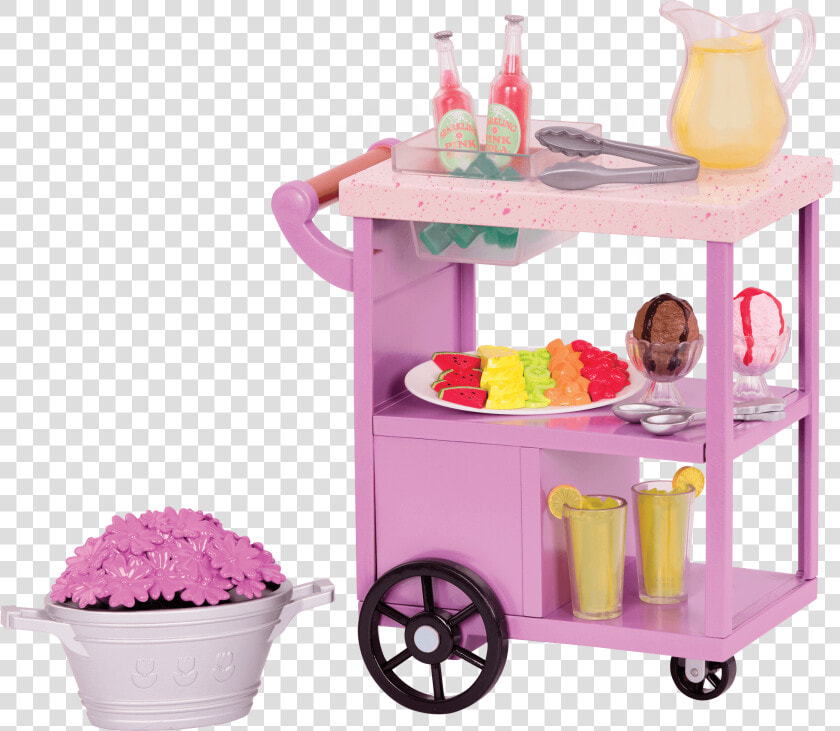 Detail Of Accessories   Our Generation Food Trolley  HD Png DownloadTransparent PNG