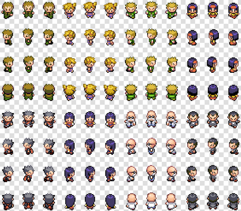 Pokemon  Gym  Leader  Sprite  Pokemon Red  Npc   Rpg Maker Mv Pokemon Sprite  HD Png DownloadTransparent PNG