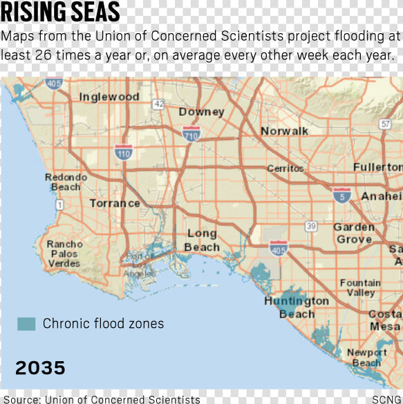 Union Of Concerned Scientists Flooding Map  HD Png DownloadTransparent PNG