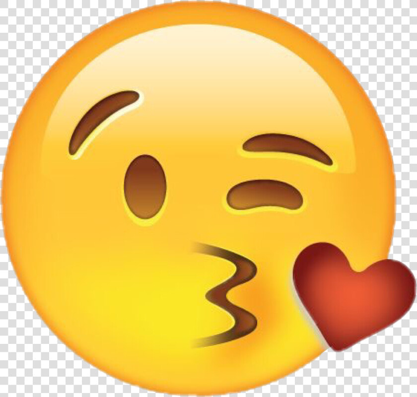 Emoji Emoticon Kiss Sticker Heart   Whatsapp Sticker Png  Transparent PngTransparent PNG