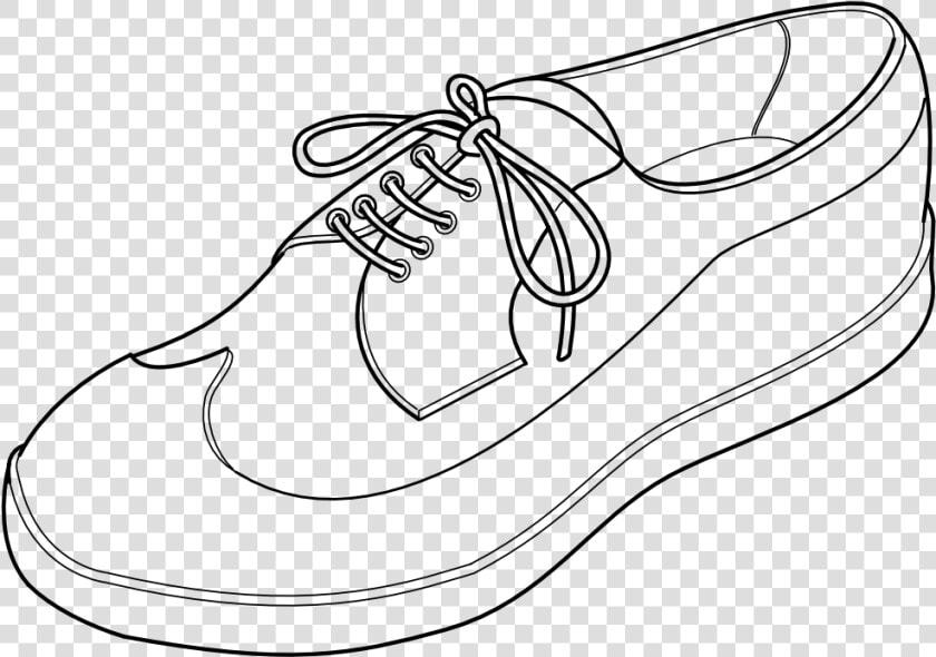 Golf Shoe   Shoe Clipart Black And White  HD Png DownloadTransparent PNG