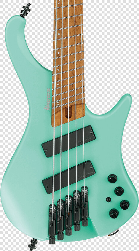 Ibanez Ehb1005ms Sfm 5 String Sea Foam Green Pre Sale   5 String Bass Headless  HD Png DownloadTransparent PNG