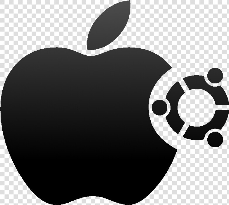 Black Apple Logo Transparent Background   Ubuntu Icon Png White  Png DownloadTransparent PNG