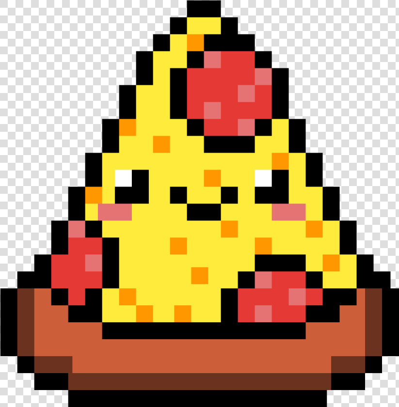 Transparent Pixel Art Png   Cute Pizza Pixel Art  Png DownloadTransparent PNG