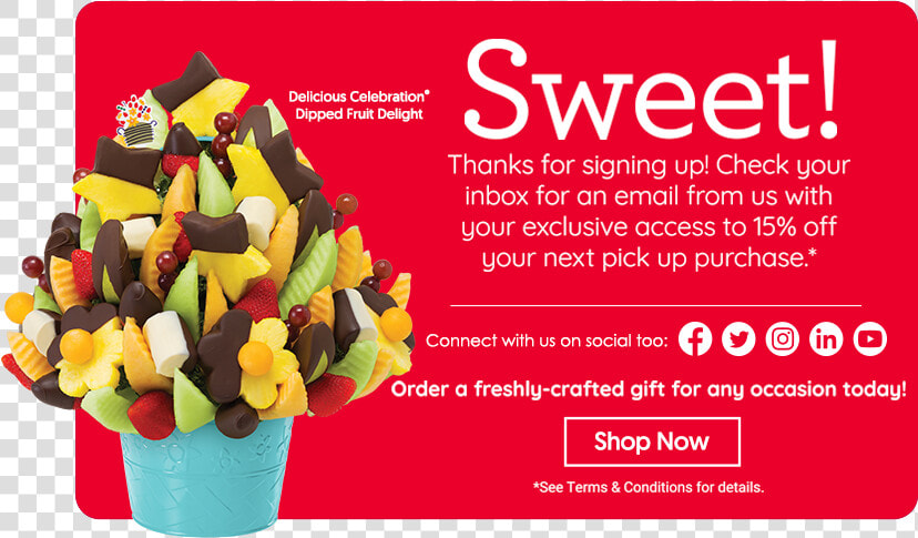 15  Discount   Edible Arrangements  HD Png DownloadTransparent PNG