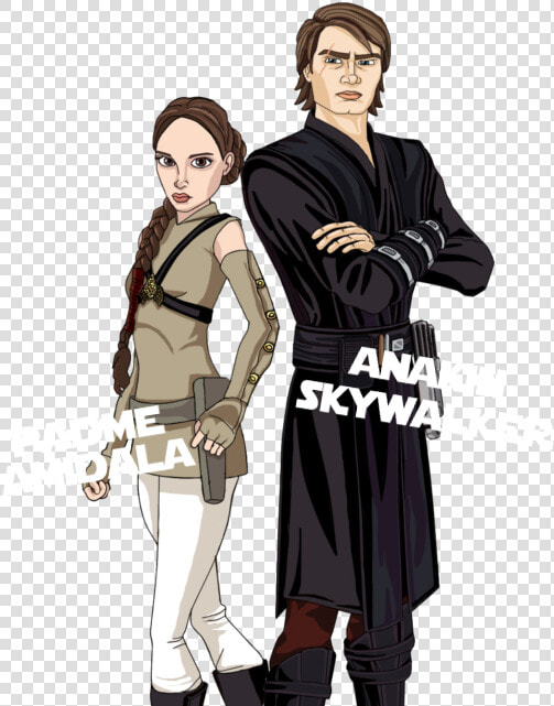 Cw Anakin And Padme   Anakin Skywalker  HD Png DownloadTransparent PNG