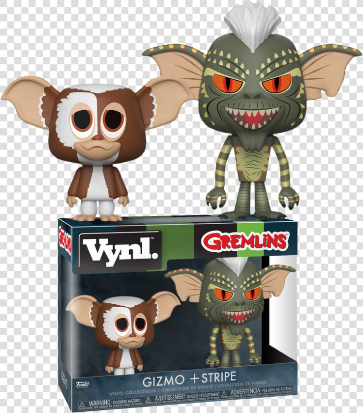 Gizmo  amp  Stripe Vynl   Funko Pops Gremlins  HD Png DownloadTransparent PNG