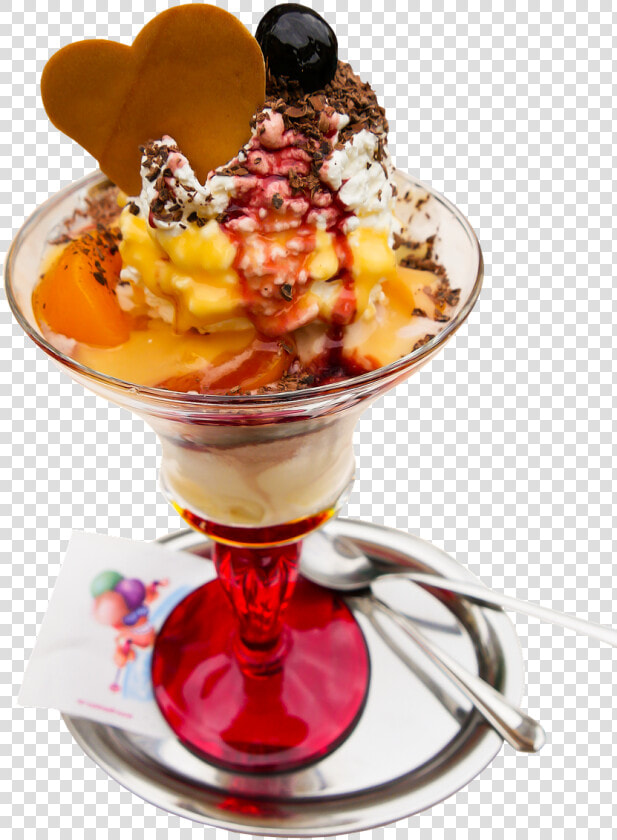 Eat Food Ice Free Picture   Peach Ice Cream Parfaits  HD Png DownloadTransparent PNG