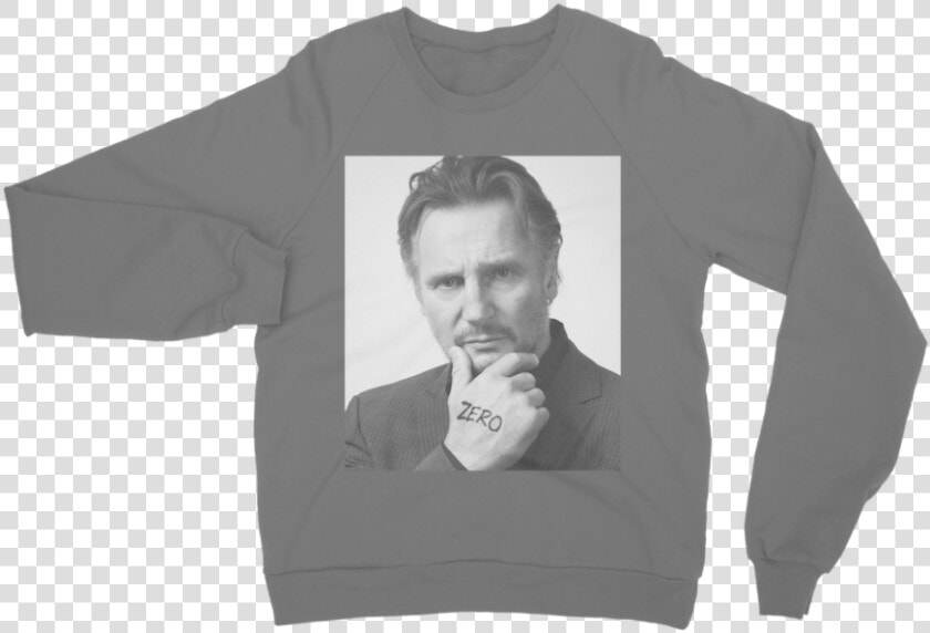 Liam Neeson ﻿classic Adult Sweatshirt Class Lazyload   Sweater  HD Png DownloadTransparent PNG