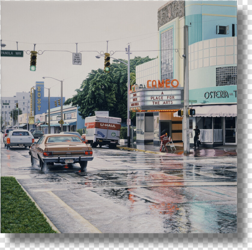 Cameo In The Rain   1989 Acrylic On Canvas 30 X 30  HD Png DownloadTransparent PNG