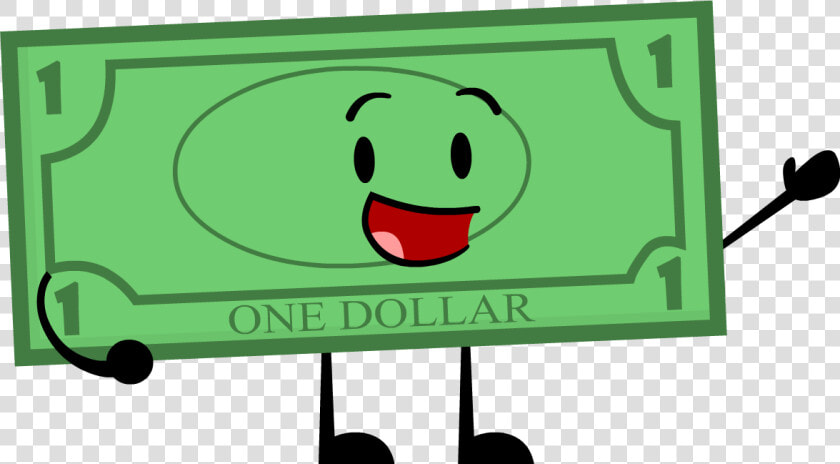 1 Dollar Bill   Cartoon 1 Dollar Bill  HD Png DownloadTransparent PNG