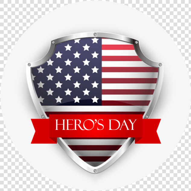 Heros Day   American Flag Shield Transparent  HD Png DownloadTransparent PNG