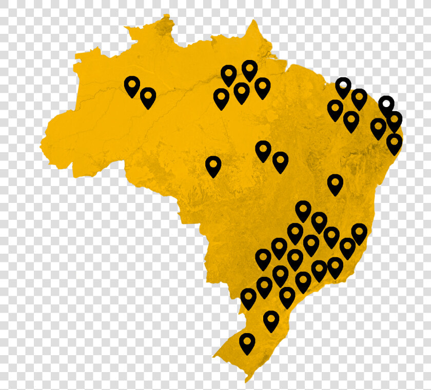 Transparent Luto Png   Labeled Map Of Brasil  Png DownloadTransparent PNG