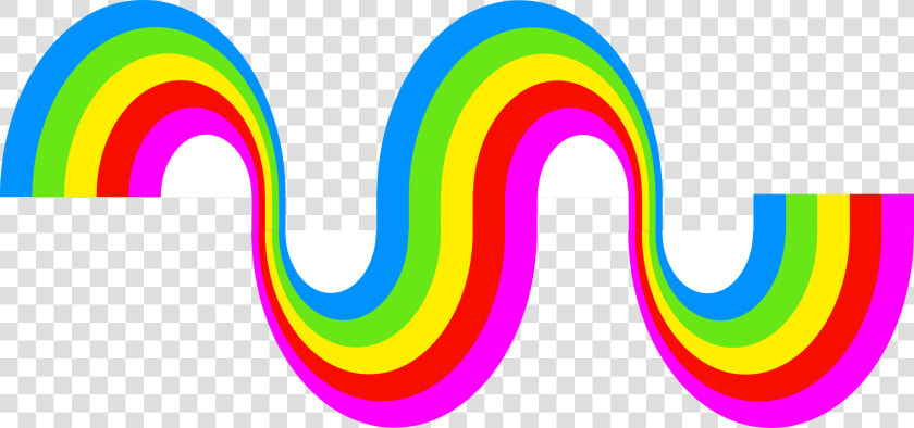 Transparent Swirly Line Clipart   Arco Iris Desenho Png  Png DownloadTransparent PNG