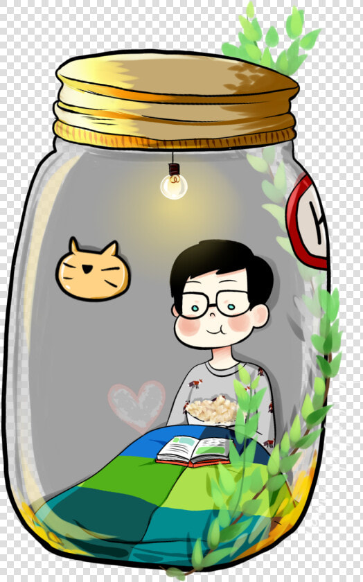 Transparent Mason Jar Clipart Free   Cute Dan And Phil Fanart  HD Png DownloadTransparent PNG