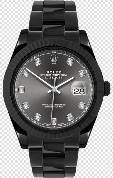 Rolex Datejust Nero Blu  HD Png DownloadTransparent PNG