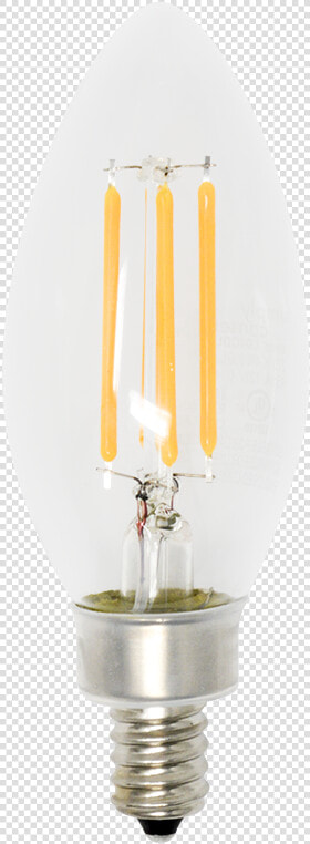 Filament Candleabra Led   Compact Fluorescent Lamp  HD Png DownloadTransparent PNG