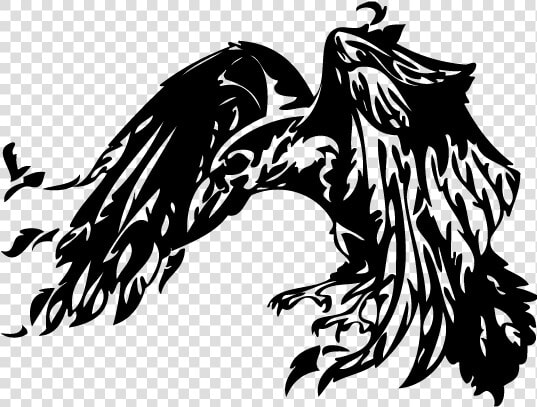 Raven Art   Raven Tattoo Vector  HD Png DownloadTransparent PNG