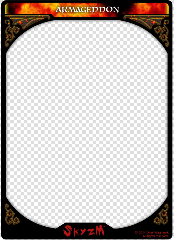 Trading Card Game Template   Card Game Template Png  Transparent PngTransparent PNG