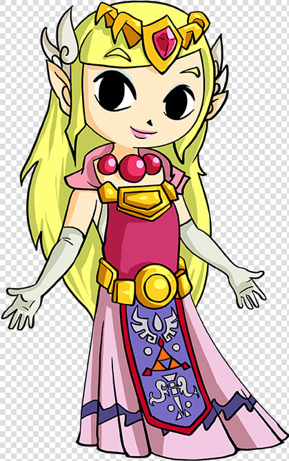 How To Draw Princess Zelda   Draw Zelda Characters  HD Png DownloadTransparent PNG