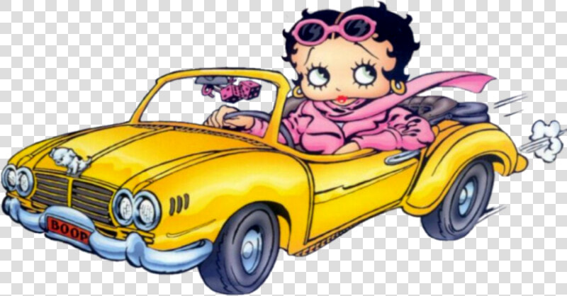 Transparent Clipart Voiture   Betty Boop In A Car  HD Png DownloadTransparent PNG