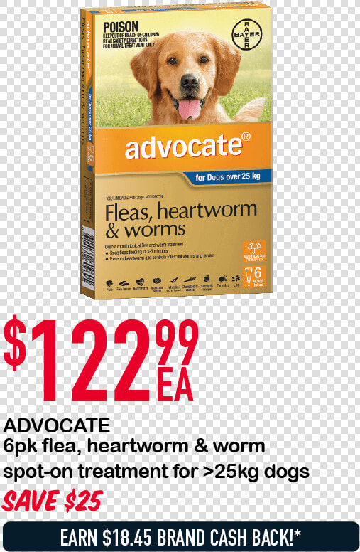 Advocate 6 Doses For Dogs Over 25kg  HD Png DownloadTransparent PNG