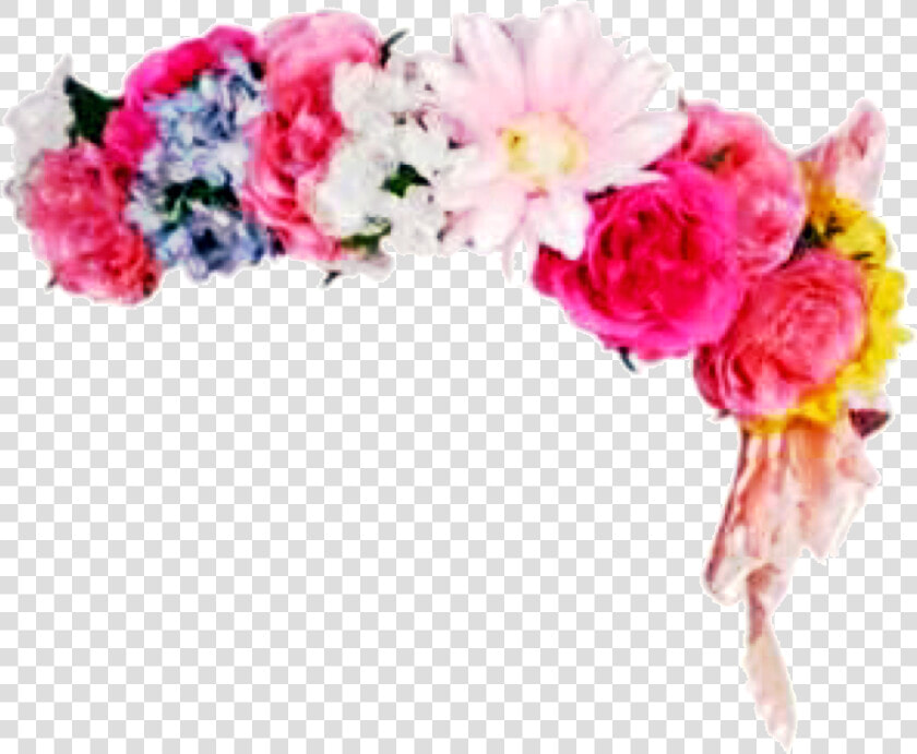 Headband Flowerband Floral Flowers Flowercrown Sticker   Flower Crown Transparent Gif  HD Png DownloadTransparent PNG