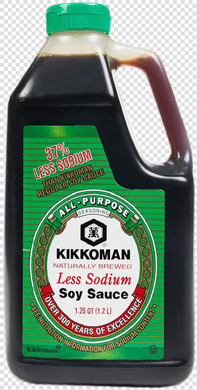 Kikkoman Soy Sauce Less Sodium  HD Png DownloadTransparent PNG