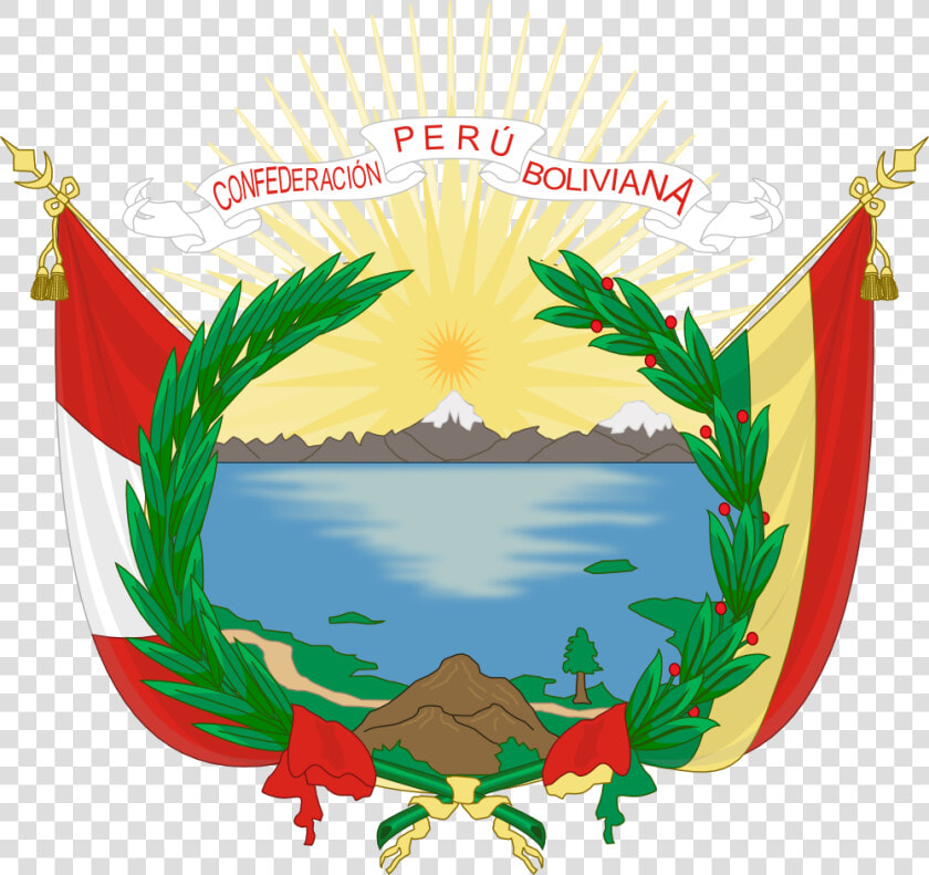 Flag  Coat Of Arms   Peru Bolivian Confederation Coat Of Arms  HD Png DownloadTransparent PNG