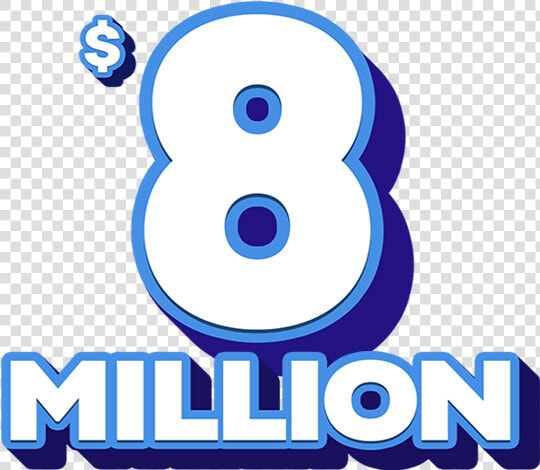 Powerball 8 Million  HD Png DownloadTransparent PNG