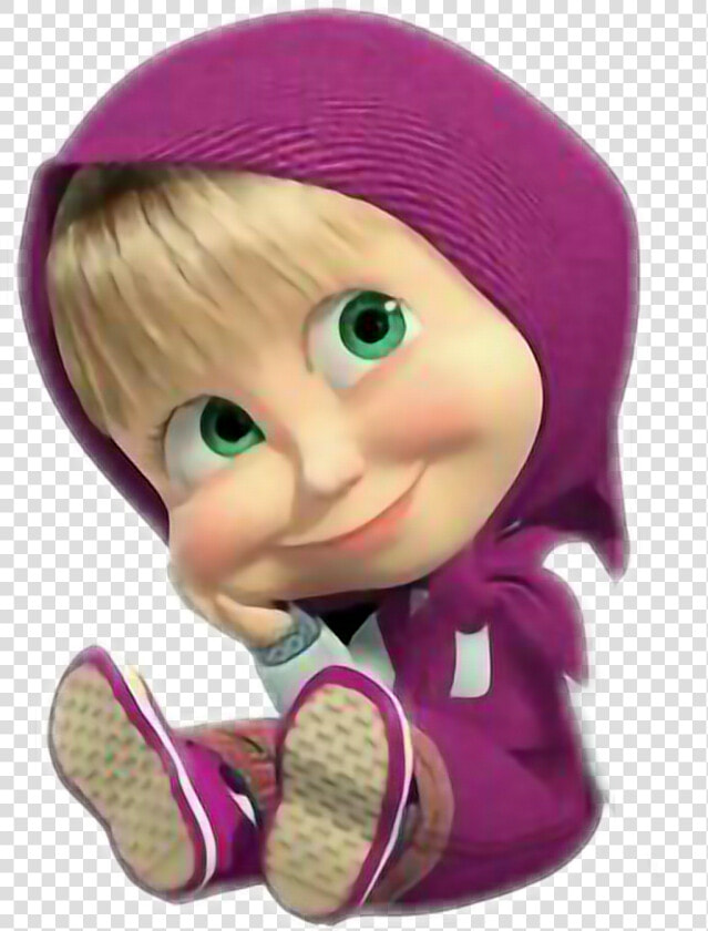 Transparent Masha Y El Oso Png   Masha And The Bear Cute  Png DownloadTransparent PNG