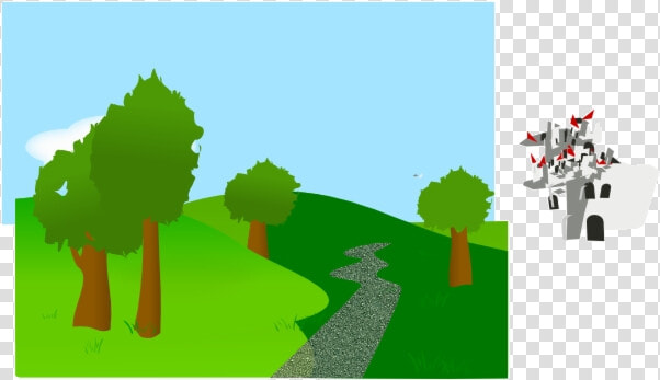 Hill Clipart Grass Hills And Trees Free Transparent   Trees On Grass Clipart  HD Png DownloadTransparent PNG