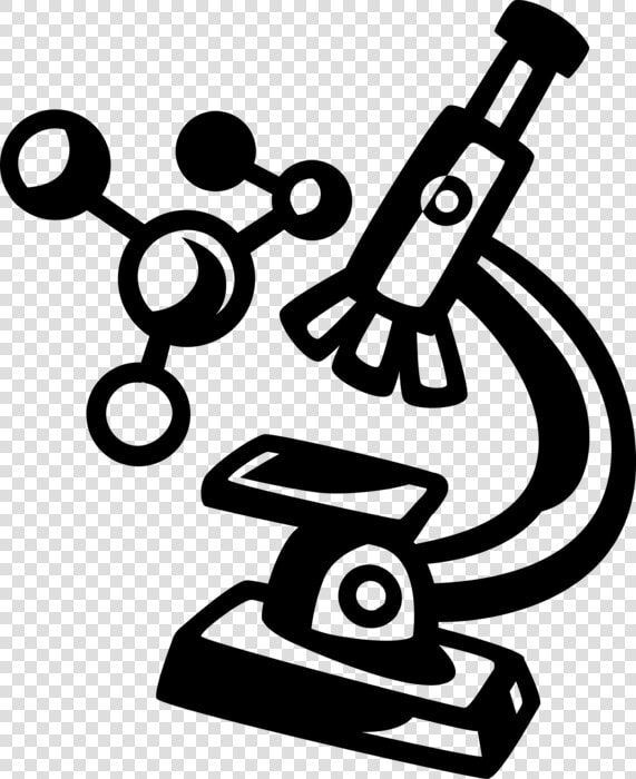 Vector Illustration Of Science Microscope Instrument   Clip Art For Science Png  Transparent PngTransparent PNG