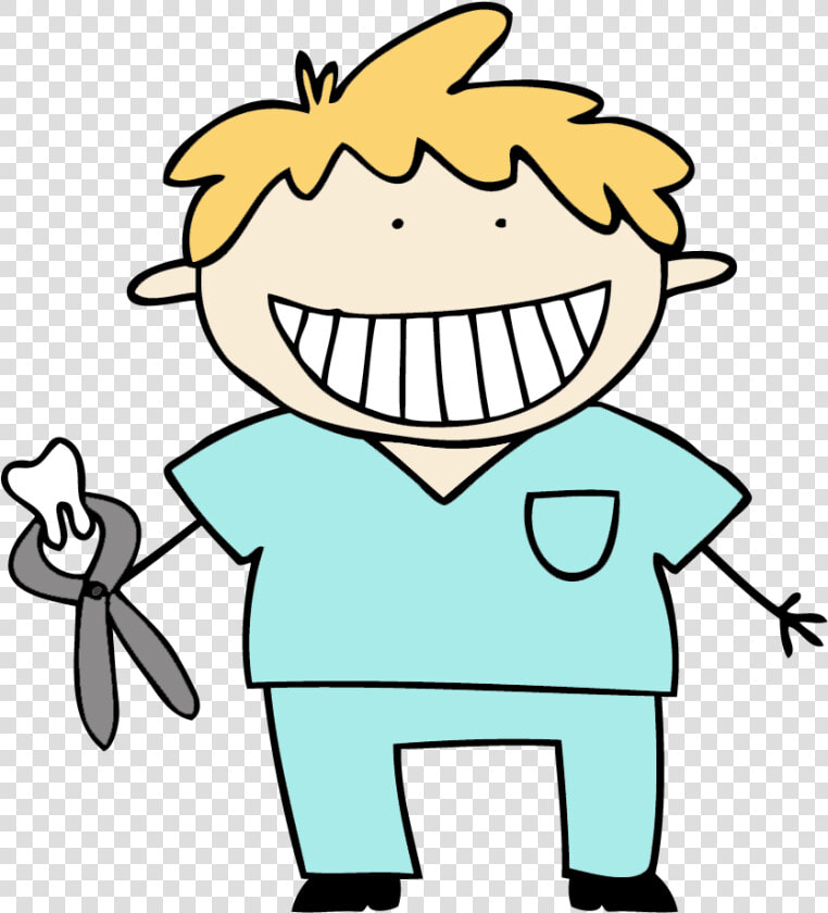 A Cute Cartoon Style Drawing Of A Smiling Dentist With   Clipart Dentist Png  Transparent PngTransparent PNG