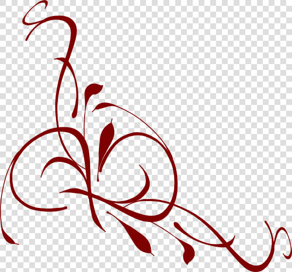 Swirls Clipart Coral   Vine Clip Art  HD Png DownloadTransparent PNG