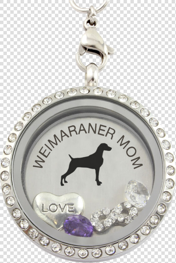 Weimaraner Mom Charm Necklace Class   Love My Grandchildren  HD Png DownloadTransparent PNG