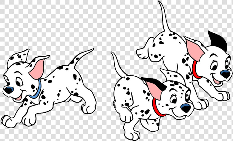 Puppy Dog And Clipart Royalty Free Files Clip Art Transparent   101 Dalmatians Puppies Running  HD Png DownloadTransparent PNG