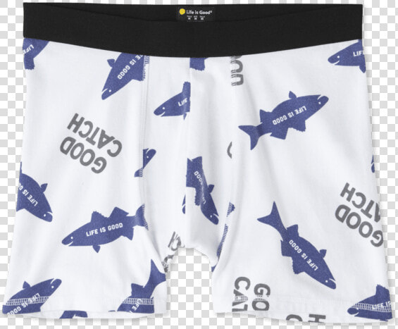 Men S All Over Fish Boxers   Board Short  HD Png DownloadTransparent PNG