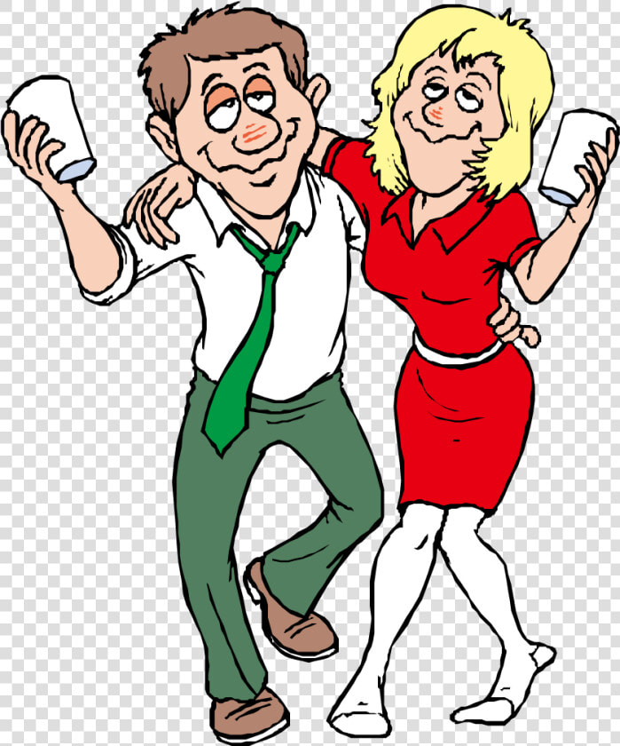 Clipart Beer Binge Drinking   Drunk Man And Woman Cartoon  HD Png DownloadTransparent PNG