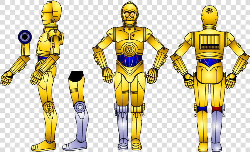 Transparent C3po Clipart   Cartoon  HD Png DownloadTransparent PNG