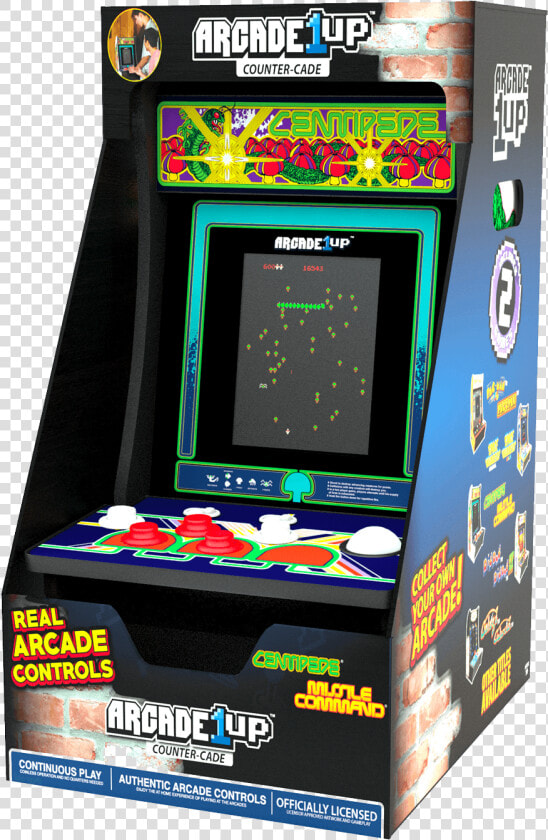 Atari Centipede Counter Cade Class Lazyload Lazyload   Arcade1up Space Invaders  HD Png DownloadTransparent PNG