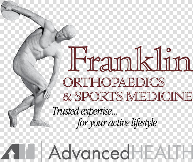 Franklin Orthopaedics  amp  Sports Medicine Logo   Discus Throw  HD Png DownloadTransparent PNG