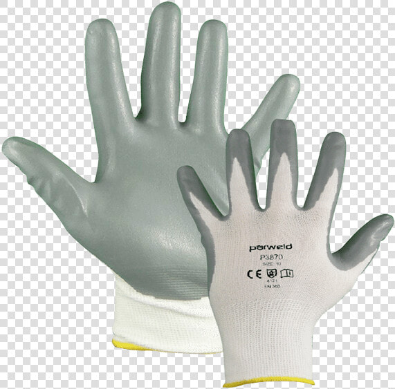 Nitrile Gripper Glove Lite   Leather  HD Png DownloadTransparent PNG