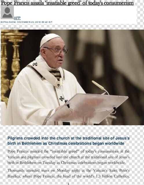 Pope Francis  HD Png DownloadTransparent PNG